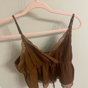 American Eagle Outfitters Brown Top